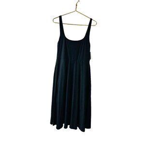 New Beyond Yoga Featherweight At The Ready Dress Darkest Night Womens Large